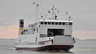 Urlaubsende Borkum Fähre MÜNSTERLAND DCJB IMO 8601989 Inselfähre RoRo ferry Emden [upl. by Enilauqcaj]