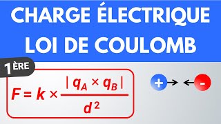 LOI DE COULOMB et charge électrique  1ère spé  Physique [upl. by Gilcrest]