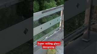 Fantastic glass designing railing standard size [upl. by Srevart128]