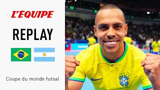 Coupe du monde Futsal 2024  Le replay intégral de BrésilArgentine [upl. by Horan704]