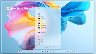 Windows 12 Style New Minimal Start Menu For Windows 11  2025 [upl. by Krasner]