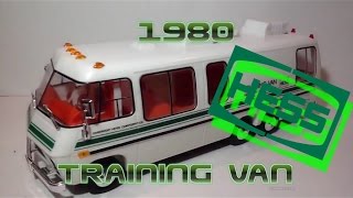 Video Review of the Hess Toy Truck 1980 Hess Training Van [upl. by Aicital]