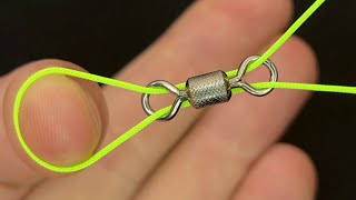 Powerful Fishing Knot for Hook and Swivel [upl. by Eitsyrc491]