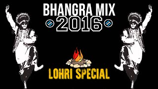 NonStop BHANGRA Mix 2016  Lohri Special  DJ Harj  Syco TM [upl. by Cigam]