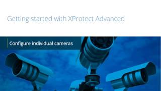 Getting Started with XProtect Configure cameras [upl. by Atiran382]