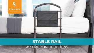 Stander Stable Bed Rail Assembly Instructions [upl. by Aimet591]