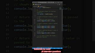 Syntax of quotyieldquot keyword in JavaScript DeveloperSamarsekhar javascript coding script [upl. by Gerianne]