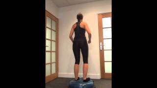 All Care Physio  BalanceProprioception Exercises  180 Degree Turn [upl. by Eiramoj]