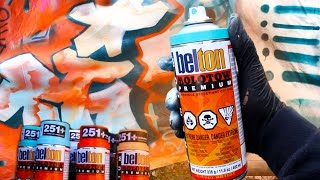 Belton Molotow 400ml Spray Paint Review And Cap Test [upl. by Casta]