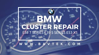 BMW Speedometer Repair Service Pixel Fix OBC Cluster E38 E39 E53 X5 DIY [upl. by Petey267]