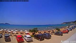 20240618 Arillas Corfu Live Webcam [upl. by Dviad]