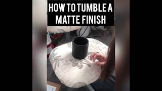 How to give a matte finish to jewelry tumble for a matte finish [upl. by Roseanna942]