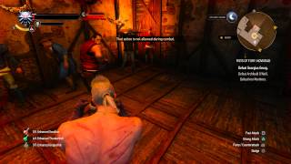 The Witcher 3  Fists of Fury Novigrad Master Claytop Dialogue Defeat Georgius Geor quotPile Driverquot [upl. by Natan745]