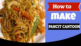 How to make Pancit Canton by Chef Girlie [upl. by Yelad]