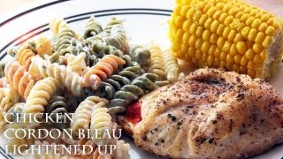 Chicken Cordon Bleau Lightened Up  recipe [upl. by Haff758]