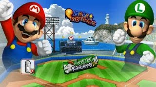 Mario Super Sluggers  Exhibition Mode  Mario Stadium [upl. by Willa]