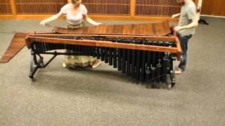 Assembling Majestics 5 octave marimba [upl. by Nniw]