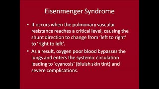 Eisenmenger Syndrome [upl. by Asiralc606]