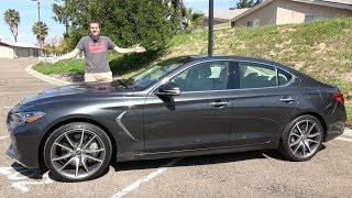 The 2019 Genesis G70 Is the Newest Luxury Sport Sedan [upl. by Eimam]