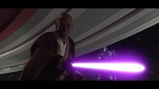 Mace Windu vs Palpatine  Revenge of the Sith [upl. by Ocirled383]