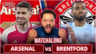 Arsenal 21 Brentford  Premier League  Watchalong WTroopz [upl. by Kary781]