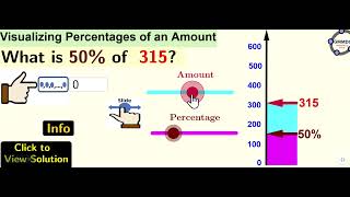 Visualizing Percentages of an Amount [upl. by Jasmina]