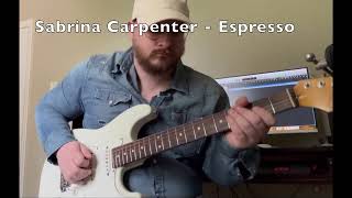 Sabrina Carpenter  Espresso W GUITAR SOLO [upl. by Gisele]