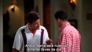 Two and a half men Alan acosado Sub en español [upl. by Kath]