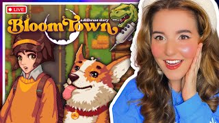 FIRST LOOK at the BEST NEW Cozy Game for Halloween Bloomtown 🎃 🌱 [upl. by Vitkun822]