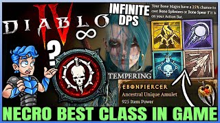 Diablo 4  Necromancer Wins Season 4  New Best Builds Minions Fixed amp INSANE New Tempering Guide [upl. by Nwaf]