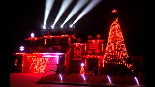 2019 Christmas Light Show quotSarajevoquot by TSO TransSiberian Orchestra [upl. by Vivle]