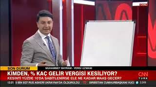 Hangi Maaşlardan Yüzde Kaç Gelir Vergisi Kesiliyor [upl. by Rehtaef]