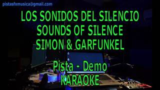 Karaoke Los sonidos del silencio  Pista Demo [upl. by Eedeed]