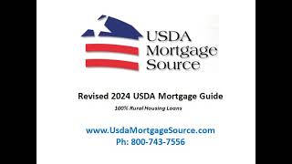 2024 USDA Loan Guide  New Income Limits Loan Limits [upl. by Atsejam]