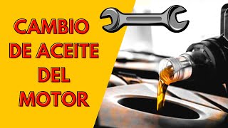 👨‍🔧 Como CAMBIAR el ACEITE del Motor de mi Carro en Casa FACIL y RAPIDO [upl. by Yukio]