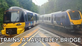 A few trains at Apperley Bridge 10824 [upl. by Eiryt]