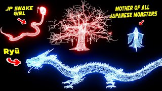 Japanese Folklore MONSTERS Size Comparison 3D Hologram [upl. by Longerich962]