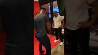 Mike Tyson Teaches Francis Ngannou How to Fight  Boxing Legend  Shorts [upl. by Erlin]