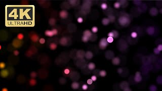 Motion Graphics Background Loop 4k  Colorful Bokeh Particles Blur Effect  Free Download [upl. by Ravi113]