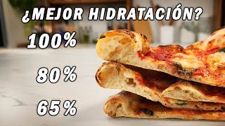 ¿Cuál es la mejor hidratación para hacer pizza en casa [upl. by Ayatal]