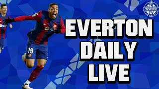 Vitor Roque A Toffees Target  Everton Daily LIVE [upl. by Zippel475]