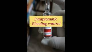 Bleeding control medicine injection medical doctor ampoule short [upl. by Pol]