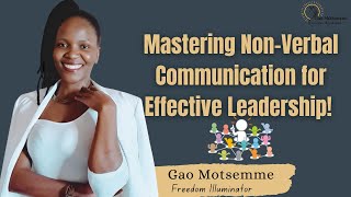 Mastering NonVerbal Communication for Effective Leadership 🌟🤝 [upl. by Polik]