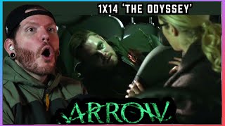 She shot him  First time watching ARROW 1x14 The Odyssey REACTION [upl. by Derraj287]