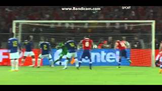 Gary Medel Goal  Chile vs Ecuador 20 HD Eliminatorias Copa Mundial Brazil 2014 [upl. by Manus351]