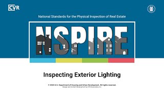 NSPIRE Standards How to Inspect Lighting Exterior [upl. by Ma223]