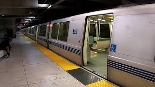 3 BART trains at Embarcadero [upl. by Carmina]