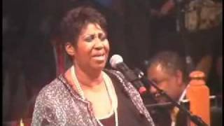 ARETHA FRANKLIN SINGSPT IV ALBERTINA WALKERS FUNERAL [upl. by Alehc]