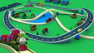 Cartoon for kids  Toy Train Cartoon for children Train Videos for kids  Toy Factory Cartoon [upl. by Bywoods390]