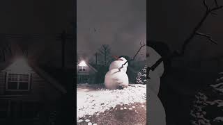 Frosty wants to playtrending  snowmancreepy  Christmas [upl. by Evangeline]